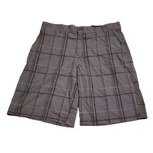 OP Ocean Pacific Shorts OPFlex 4-Way Stretch Gray Summer | Men's 34 Pre-owned